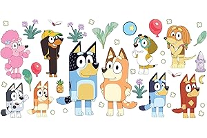 RoomMates Bluey Family & Friends Peel and Stick Wall Decals