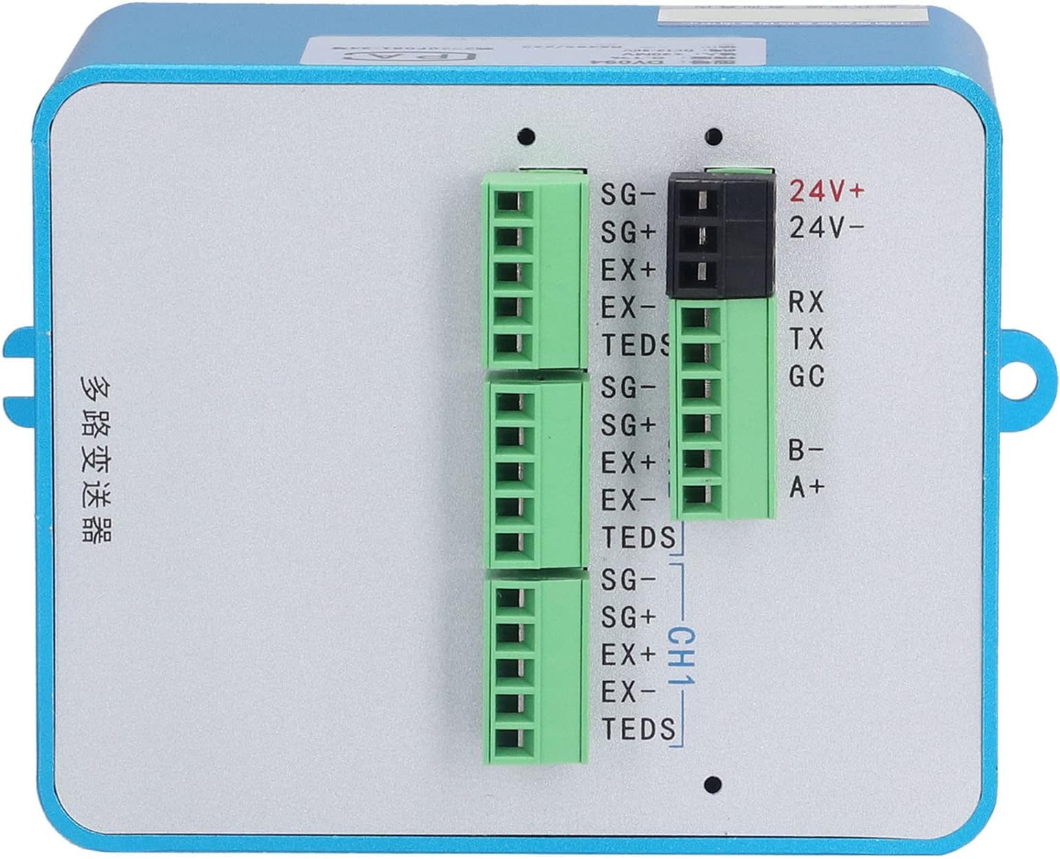 Weighing Transmitter Weight Sensor Transducer, 3 Channel RS232 RS485, DC12-30V Aluminium Shell - Quick Sampling, Dual Serial Port Communication, Industrial Use