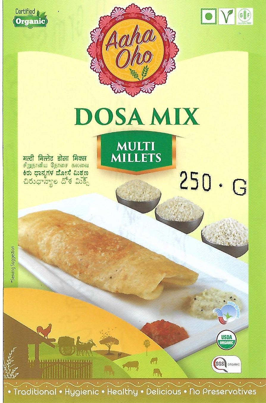 The Green Peppers Millet Dosa Powder, 400 Gms Grocery