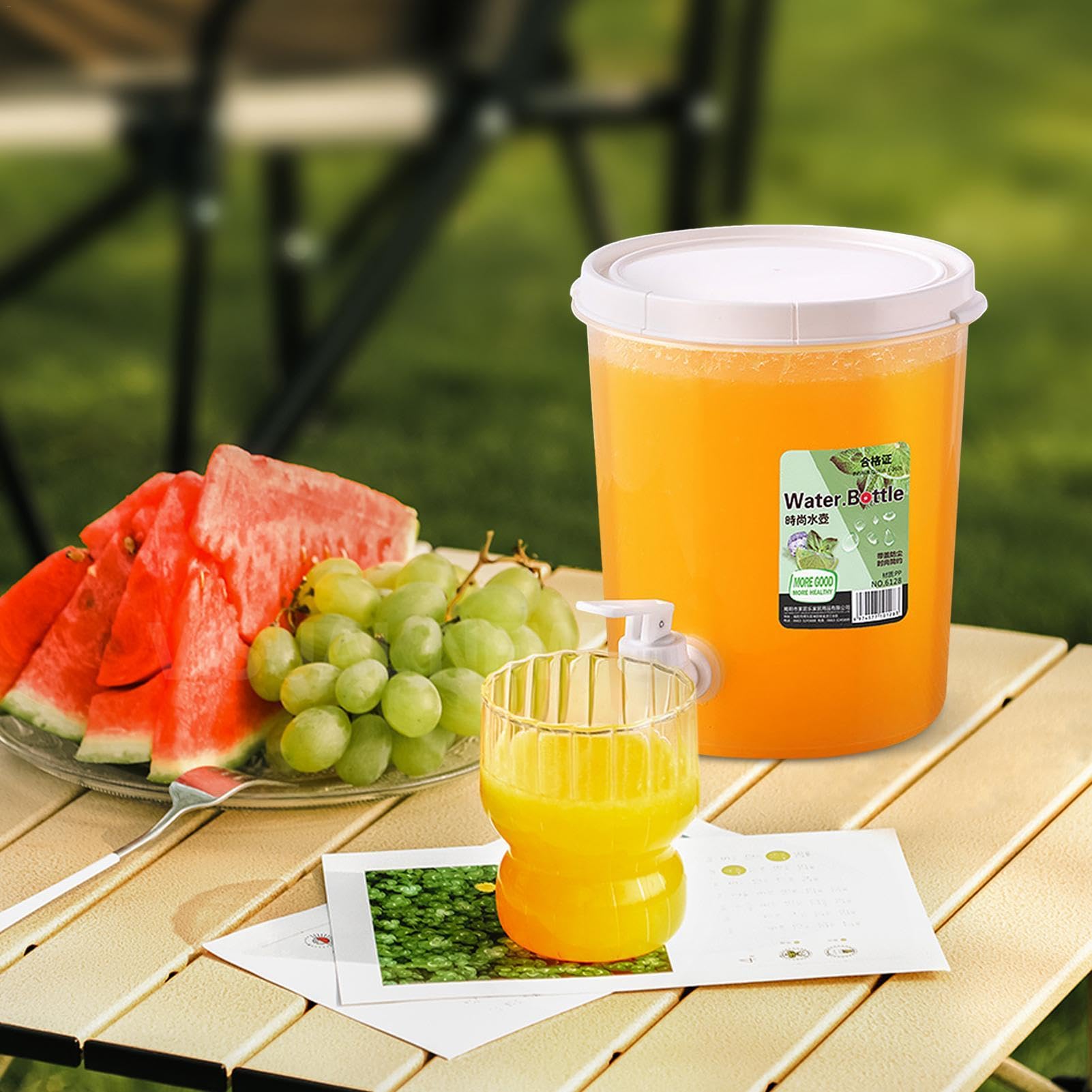 Amazon | 冷蔵庫ドリンクケトル、蛇口付き冷やし | 冷蔵庫冷却ドリンク 