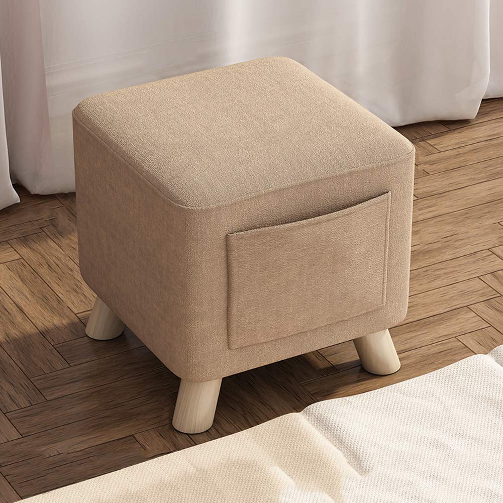 Poufs repose-pieds coffre de rangement pliant pour salon
