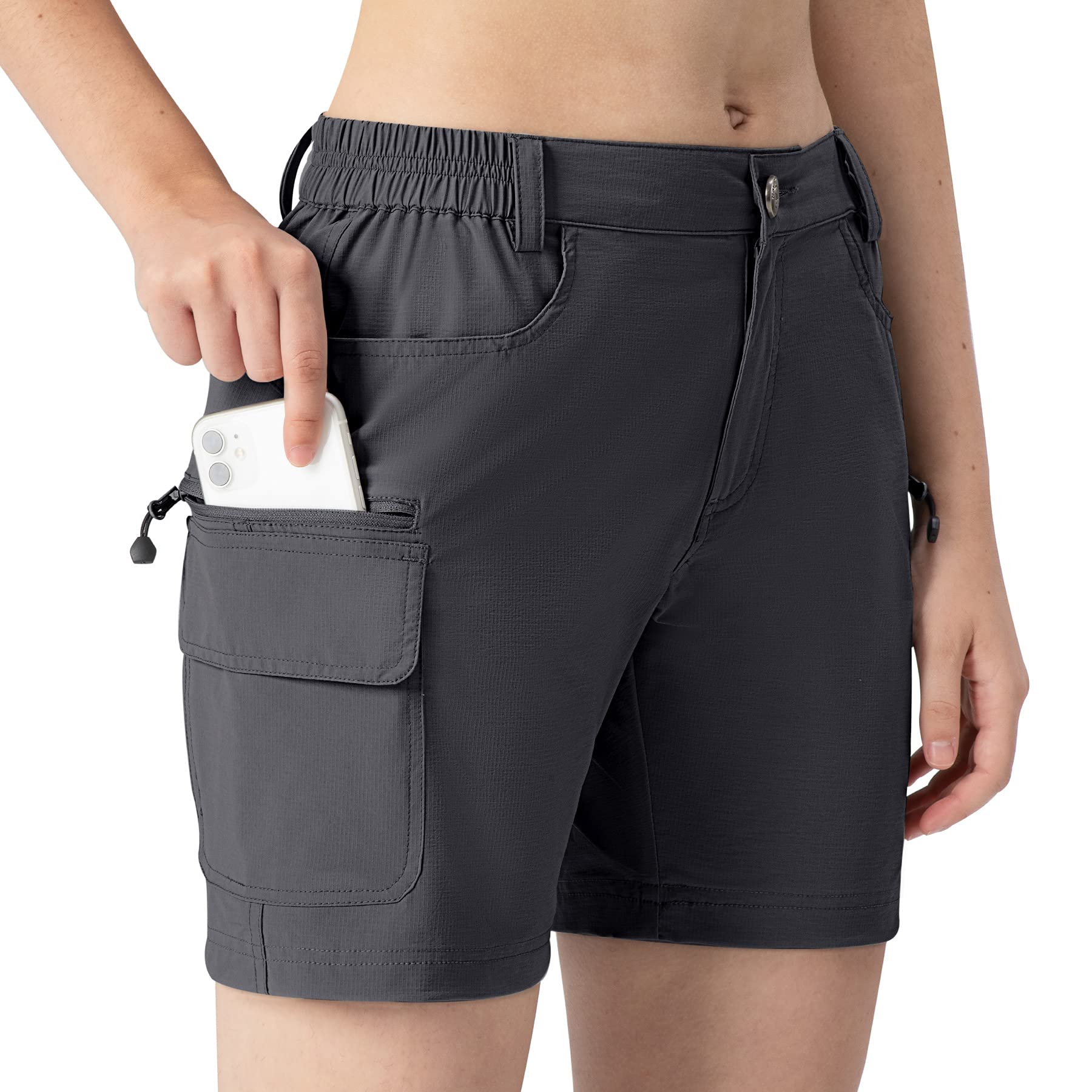 Women's Hiking Cargo Shorts UPF 50+ Outdoor Shorts Quick Dry Water  Repellent Camping Golf Shorts