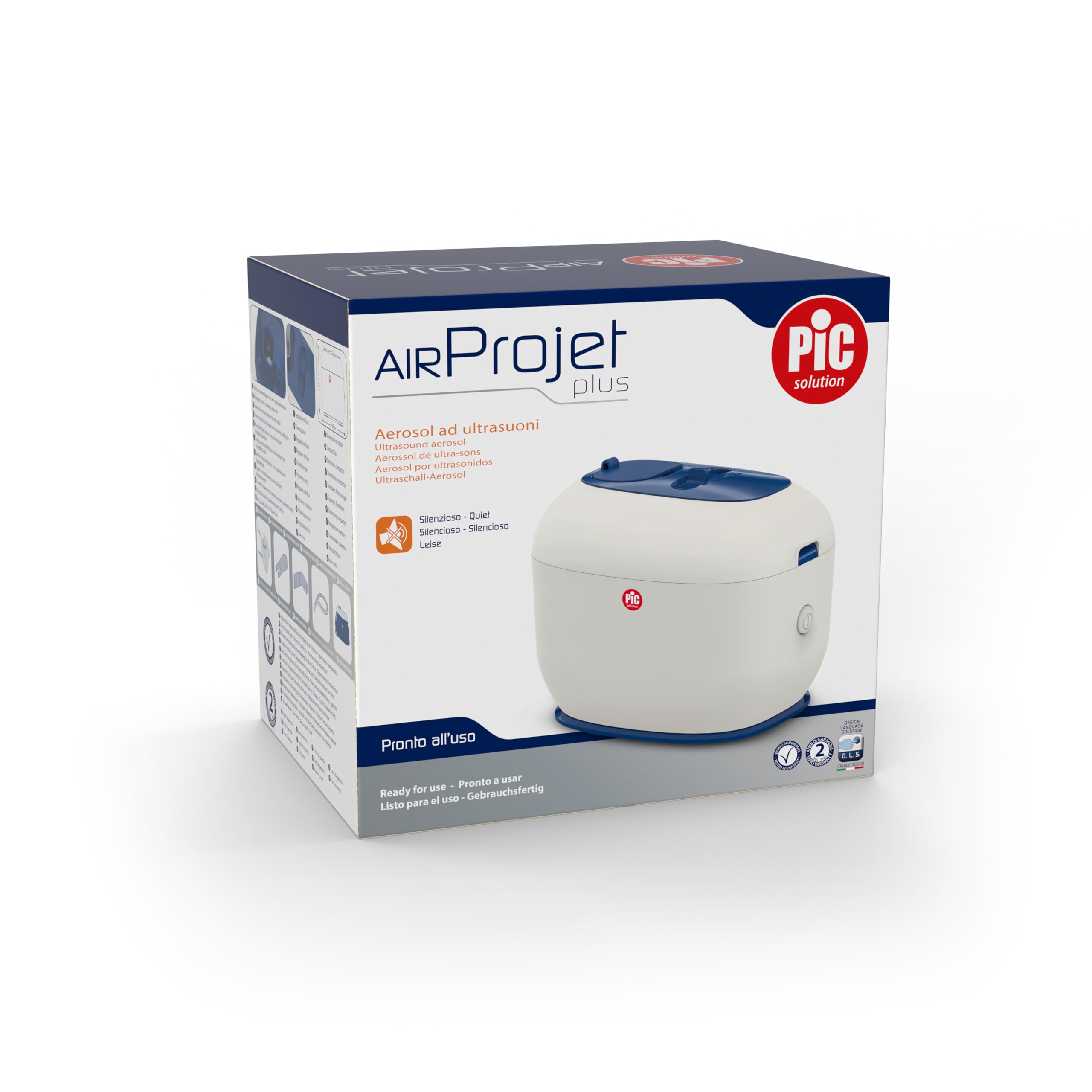 Pic Solution Airprojet Plus Aerosol Ultrasónico 1300 g - Blanco, Azul