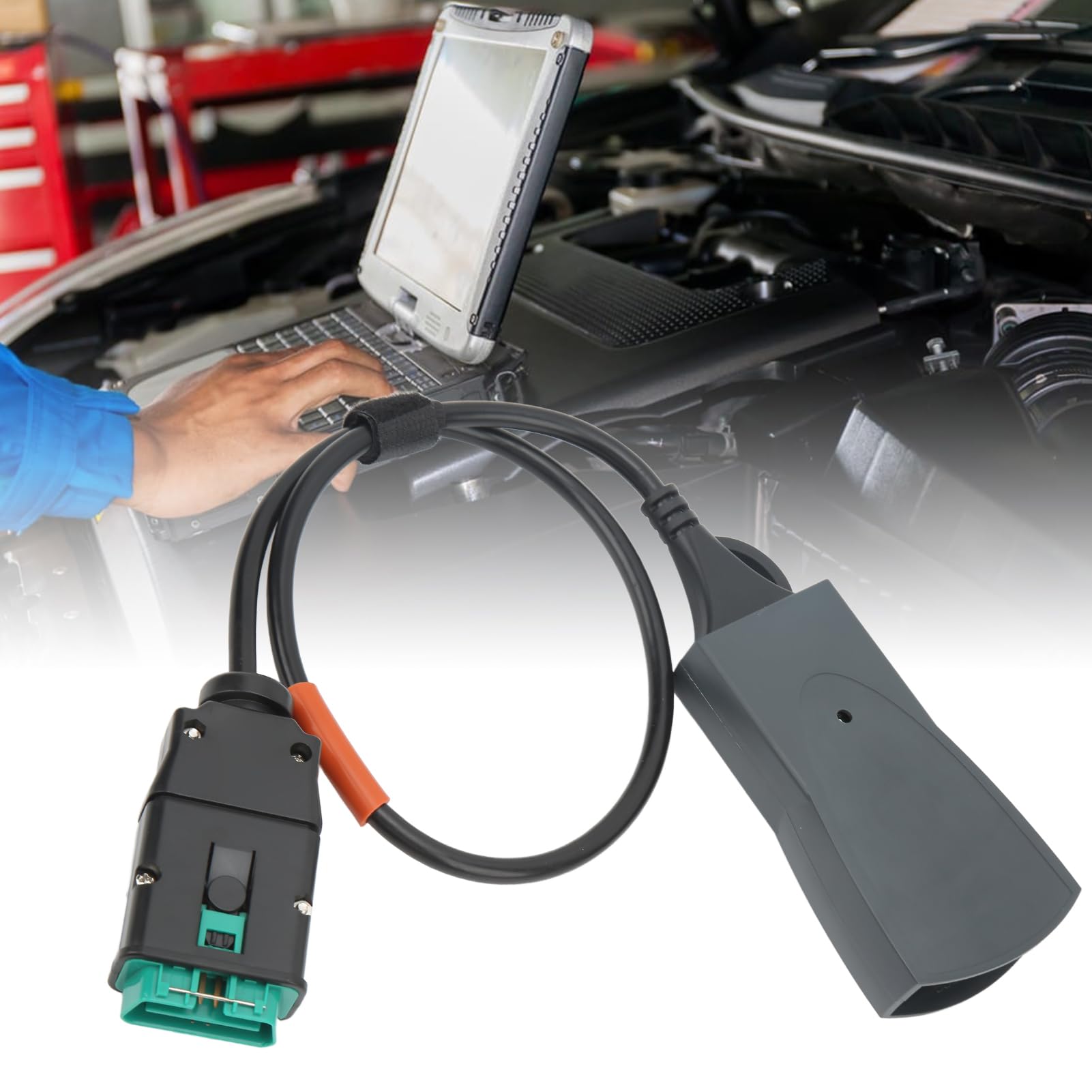 Tbest Scanner Diagnostico Multilingua, Strumento di Diagnosi per LEXIA 3 con Software Diagbox V7.76, Ricambio per Auto
