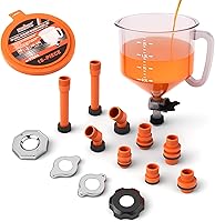 Vista 1 de HORUSDY Kit de embudo de refrigerante sin derrames, purgador de embudo a prueba de derrames con adaptadores. Ajuste universal
