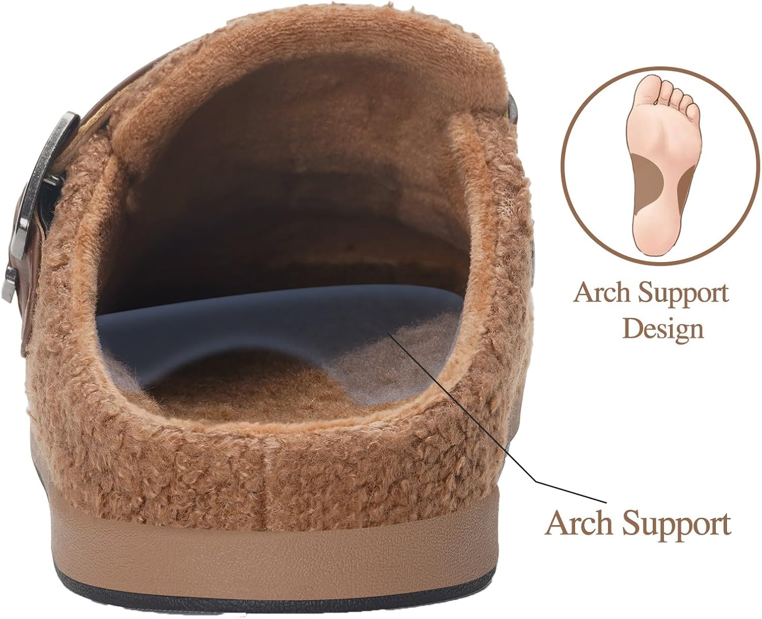 Hsyooes Orthopedic Arch Support Slippers for Women Men