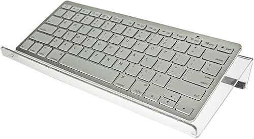 Miniatura 7 de Source One - Soporte para teclado inclinado, de alta calidad, para acrílico transparente ergonómico (compacto)