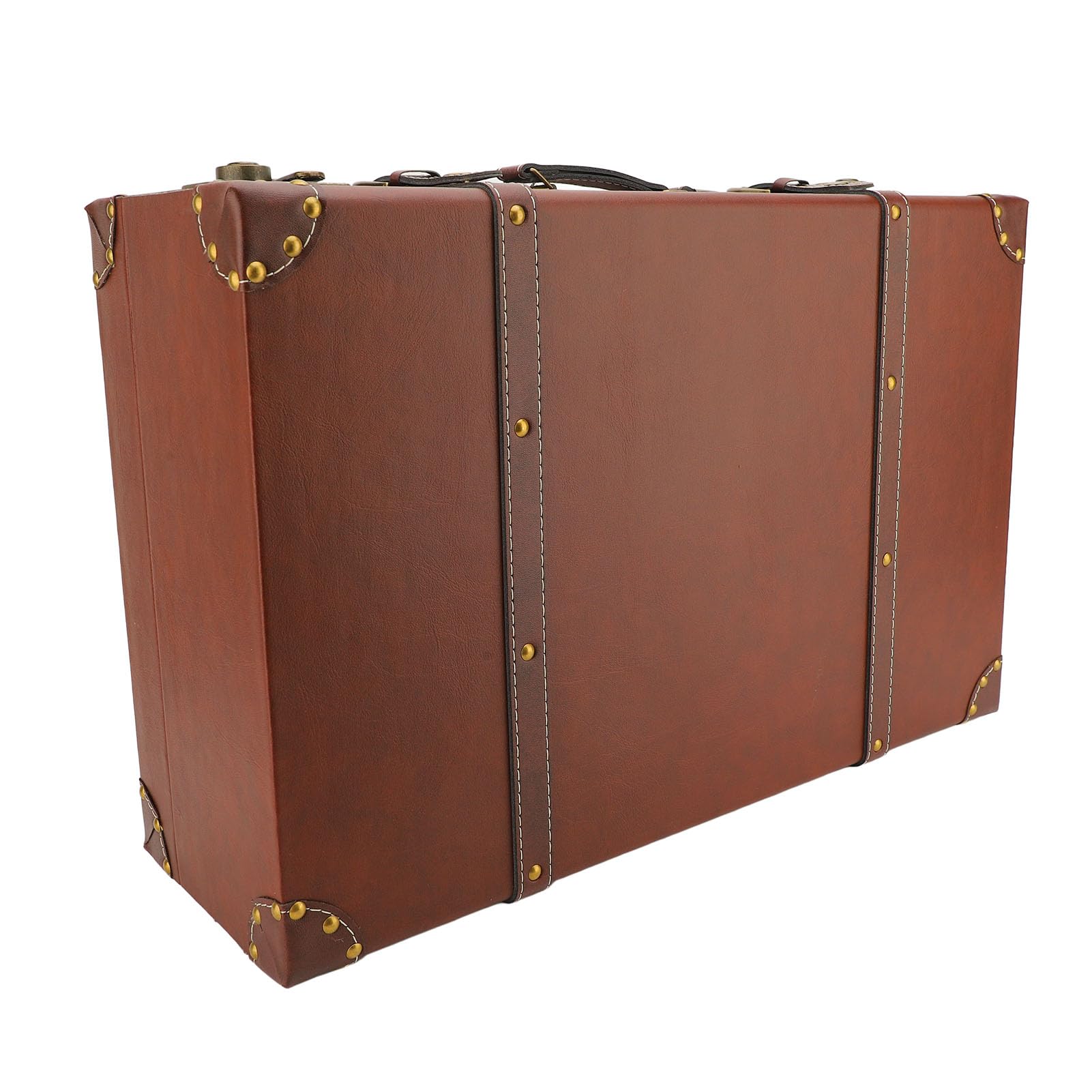 CHICIRIS Vintage-Retro-Koffer aus Holz mit Einzigartigen Legierungsschlössern für Zuhause, Reisen, Ausgehen, Mini-Aufbewahrungsbox für Familien
