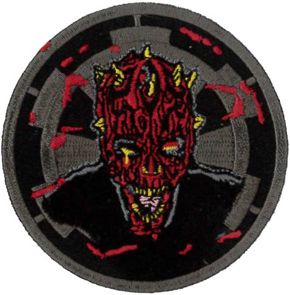 Kachenstein Darth Maul Zombie Patch 7.5cm Dia - Sew On/Iron On