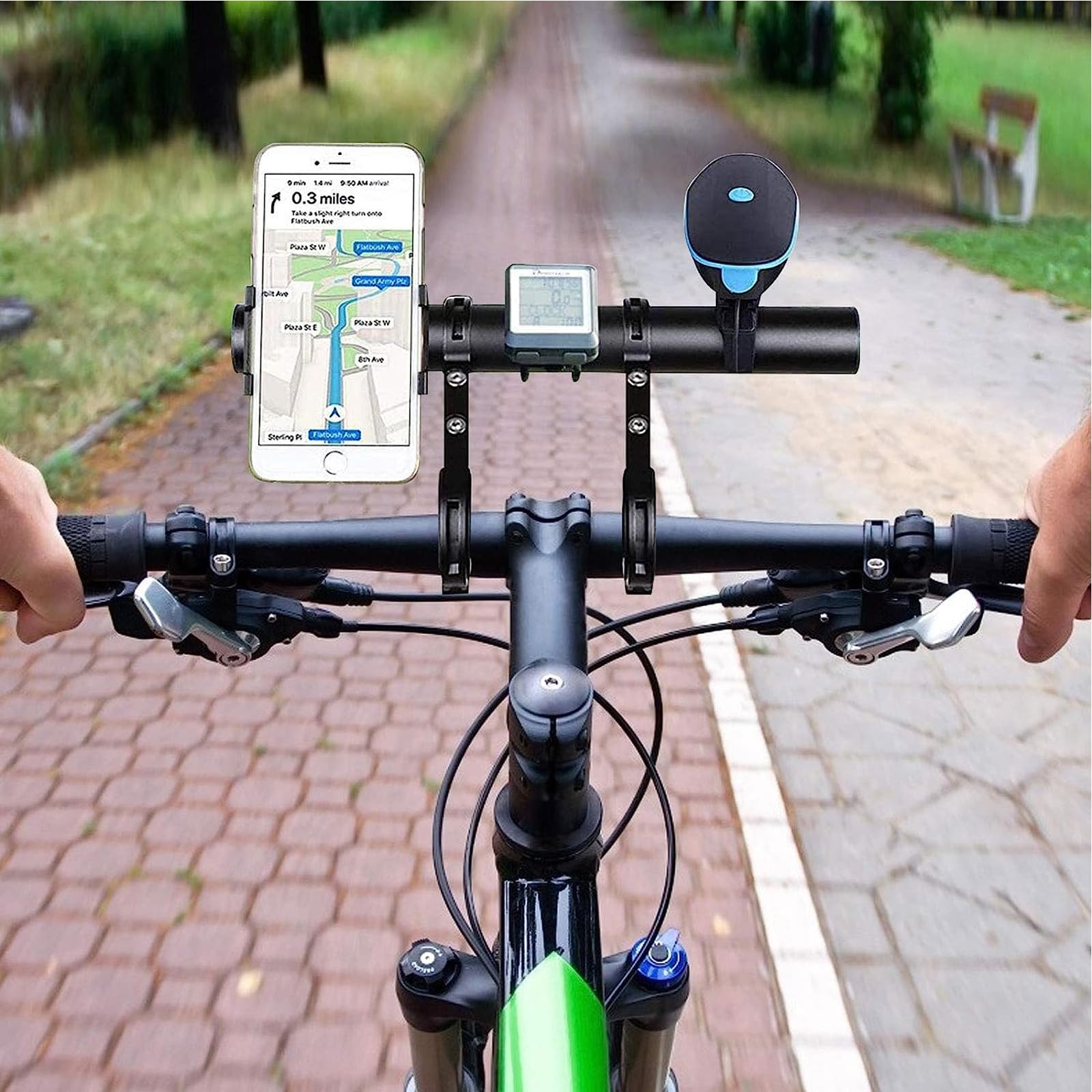 Amazon | 自転車ハンドルバー 延長ブラケット 拡張 20cm 自転車