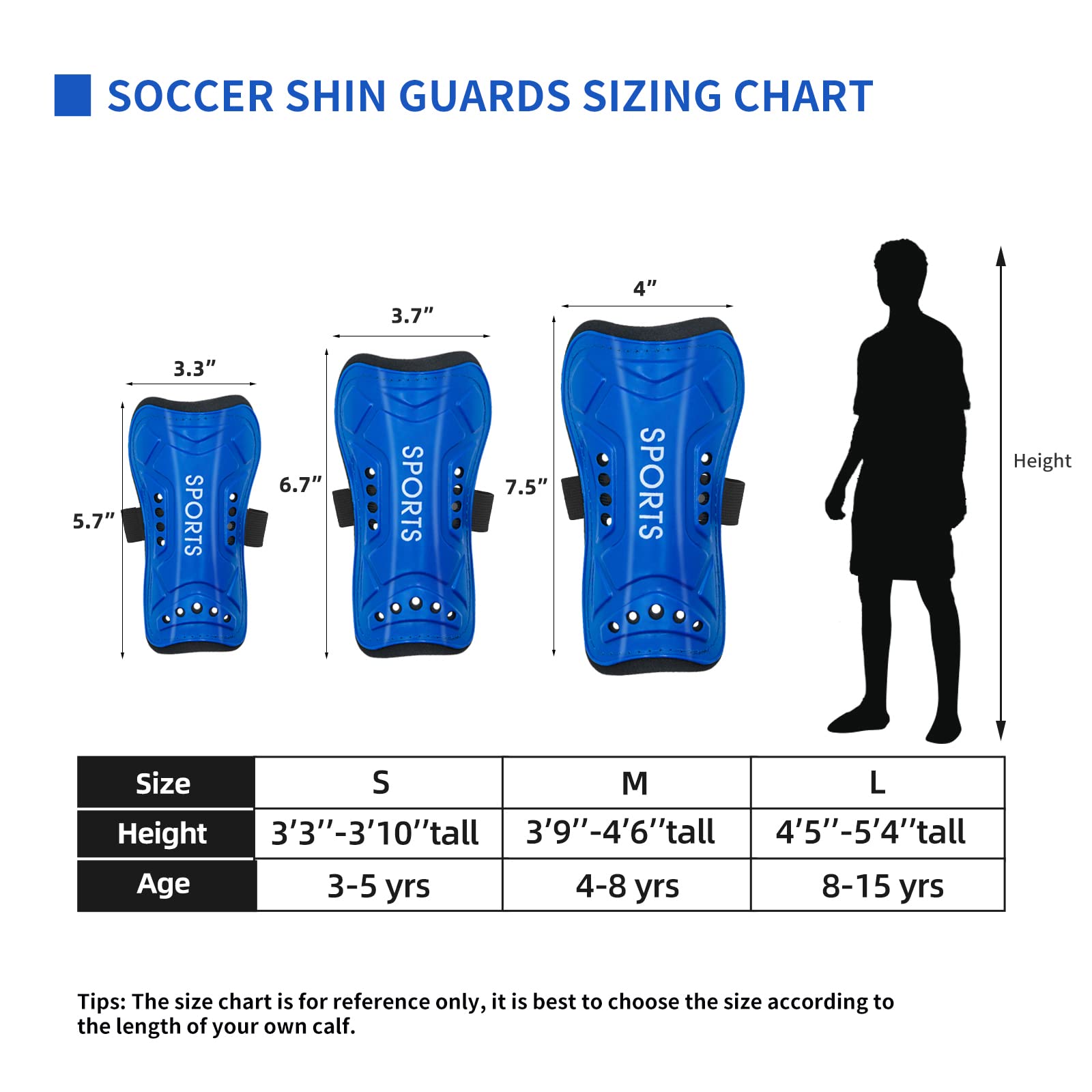 AIMISICAR Espinilleras de fútbol para niños y jóvenes, espinilleras y Mangas Protectoras para niños y niñas de 3 a 15 años para Juegos de fútbol, protección de cojín EVA Que Reduce Golpes y Lesiones