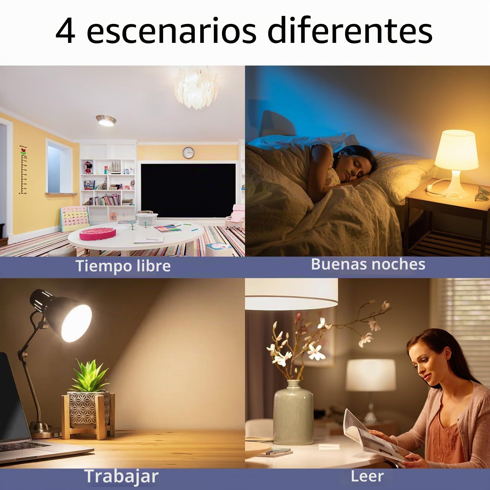 Bombillas LED G9 inteligentes Wi-Fi,Compatible con Alexa /Google Home,AC 230V regulable sin escalonamiento,2700K-6500K,Brillo ajustable 1%-100%,0.4-4W,40LM-400LM,Función de temporizador,Pack de 3
