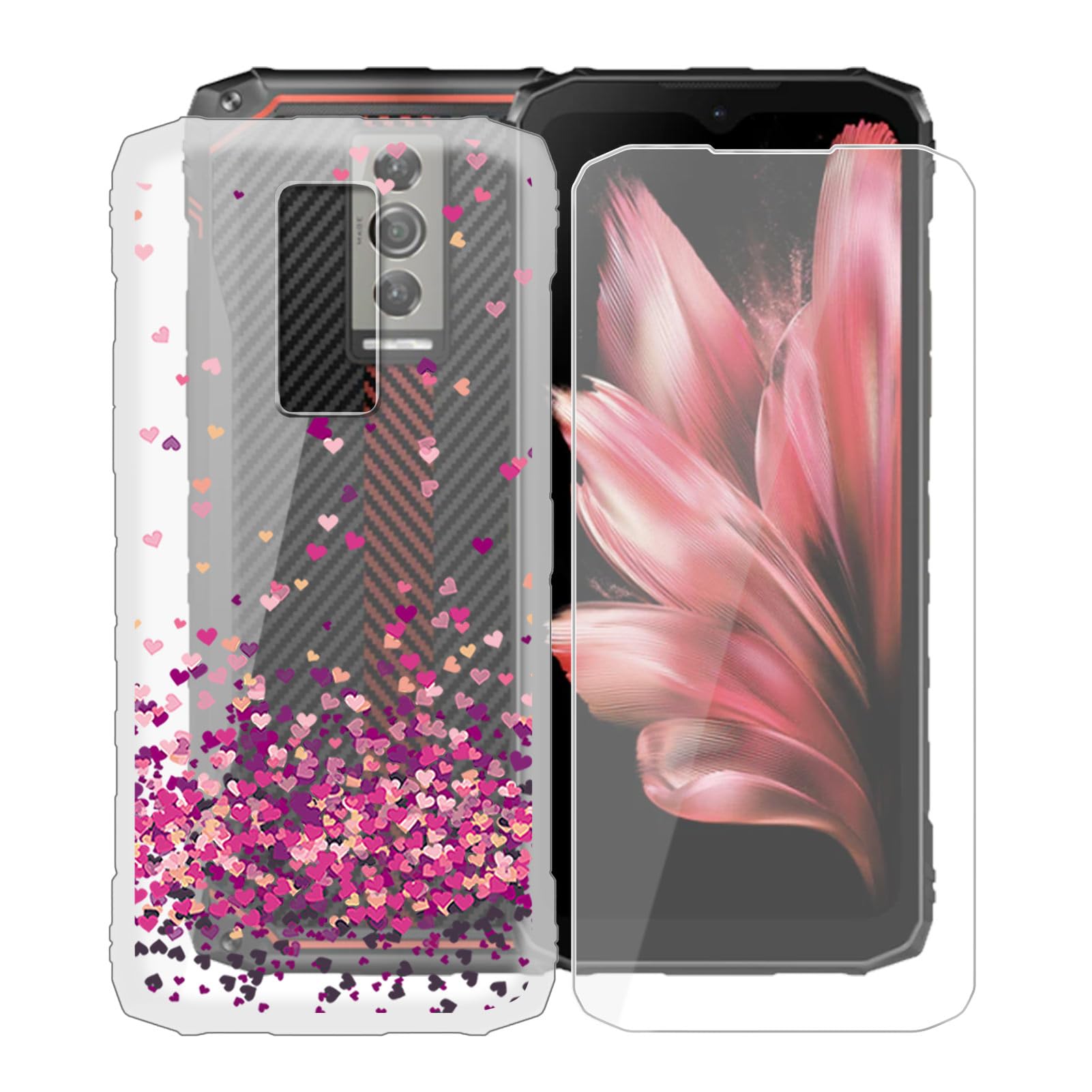 Pour Coque Google Pixel 7A Et 2 Verre Trempé Protection Écran, Silicone