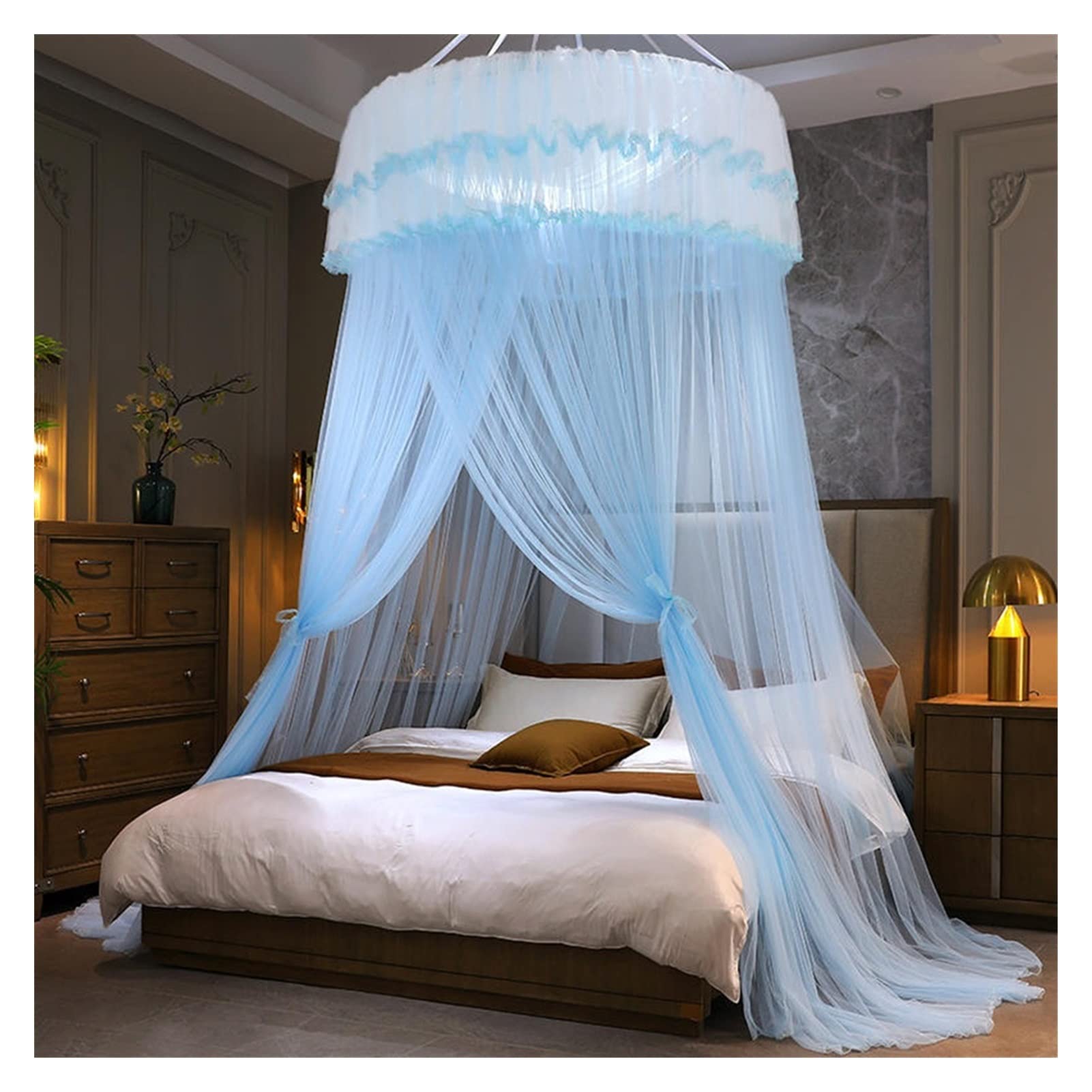 Princess Dome Mosquito Net, Insect Protection Anti-Mosquito Net Bed Canopy
