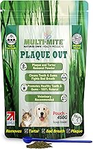 450G Resealable Pouch Tartar Plaque Off Remover, Bad Breath Teeth Gum Care for Dogs, Cats 100% Organic