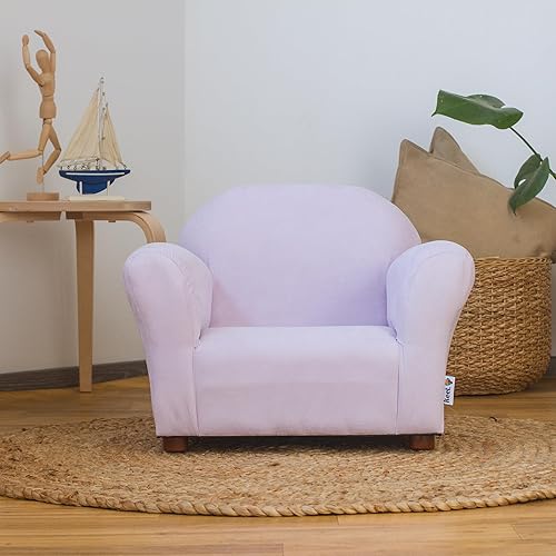 Miniatura 2 de Keet Roundy - Silla infantil de microgamuza, Lavanda Lavanda,Marrón,Azul marino,Carbón vegetal,Rosa encendido,Índigo,Rosado,Rojo Amarillo