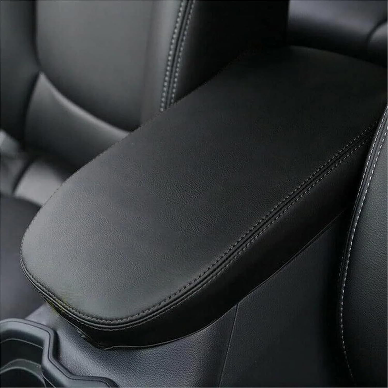 Armrest Box Protective Cover Car Center Console Armrest Cover Leather Center Console Cover Pad for RAV4 2019 2020 2021 2022 2023 2024 2025