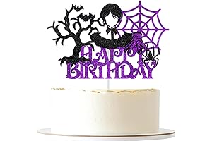 Wednesday Happy Birthday Cake Topper