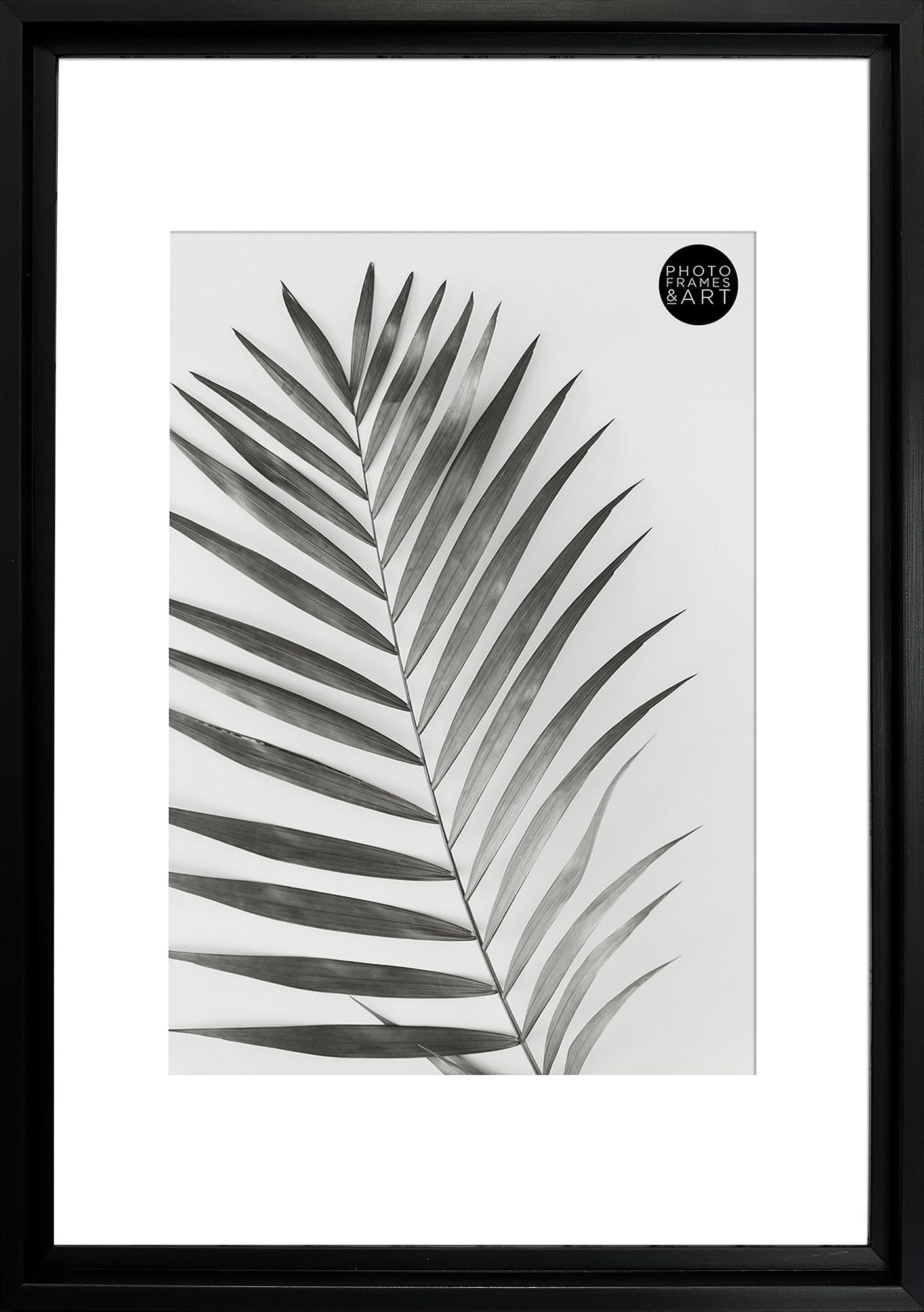 pf+a Black Picture Frame For A3 With Mount - Perspex Window - Hoxton Black A2 For A3 Poster Frame / A3 Frame With Mount