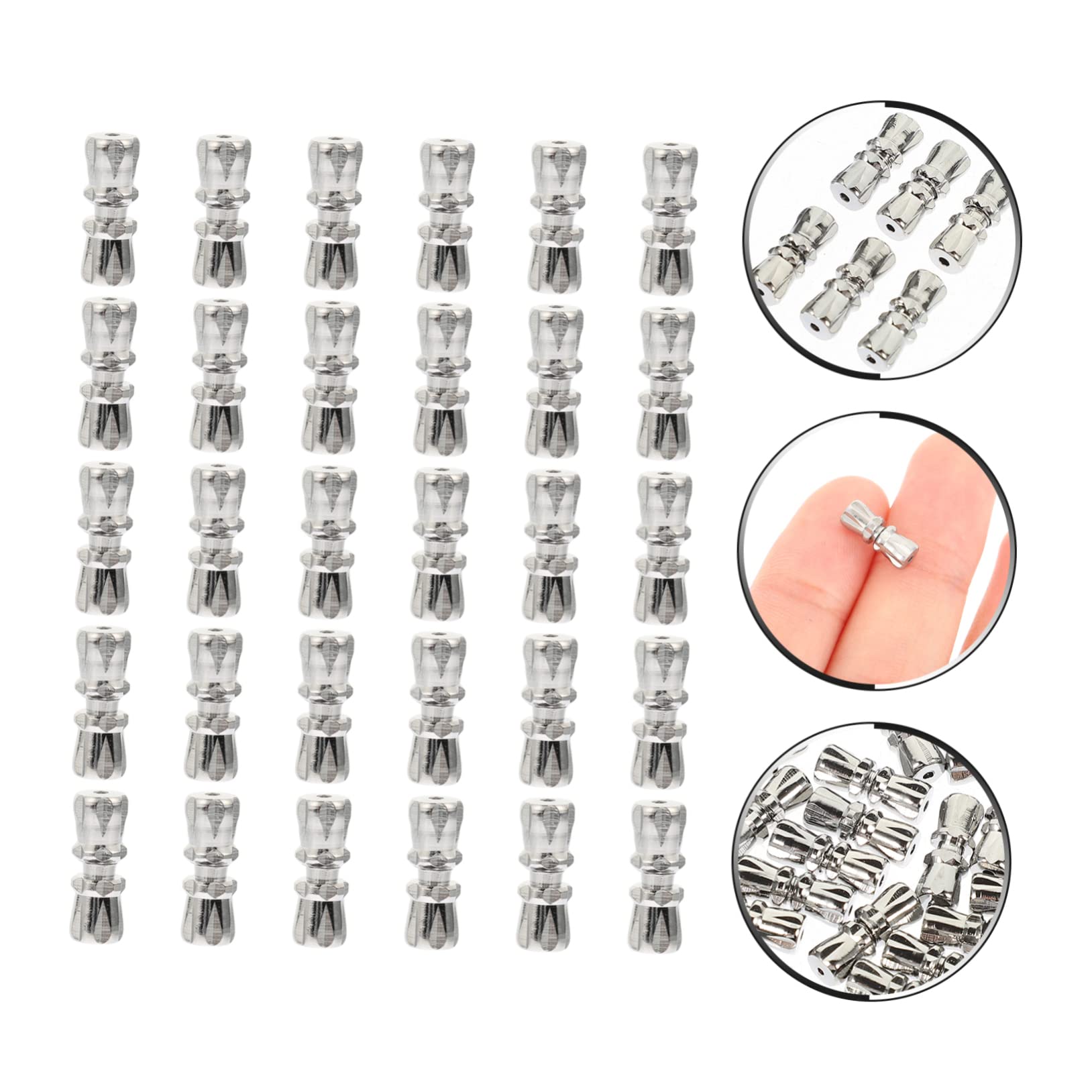 150piezas Conectores De Joyería De y Broches De Barril Para Manualidades De Joyería Accesorios Para Pulseras y