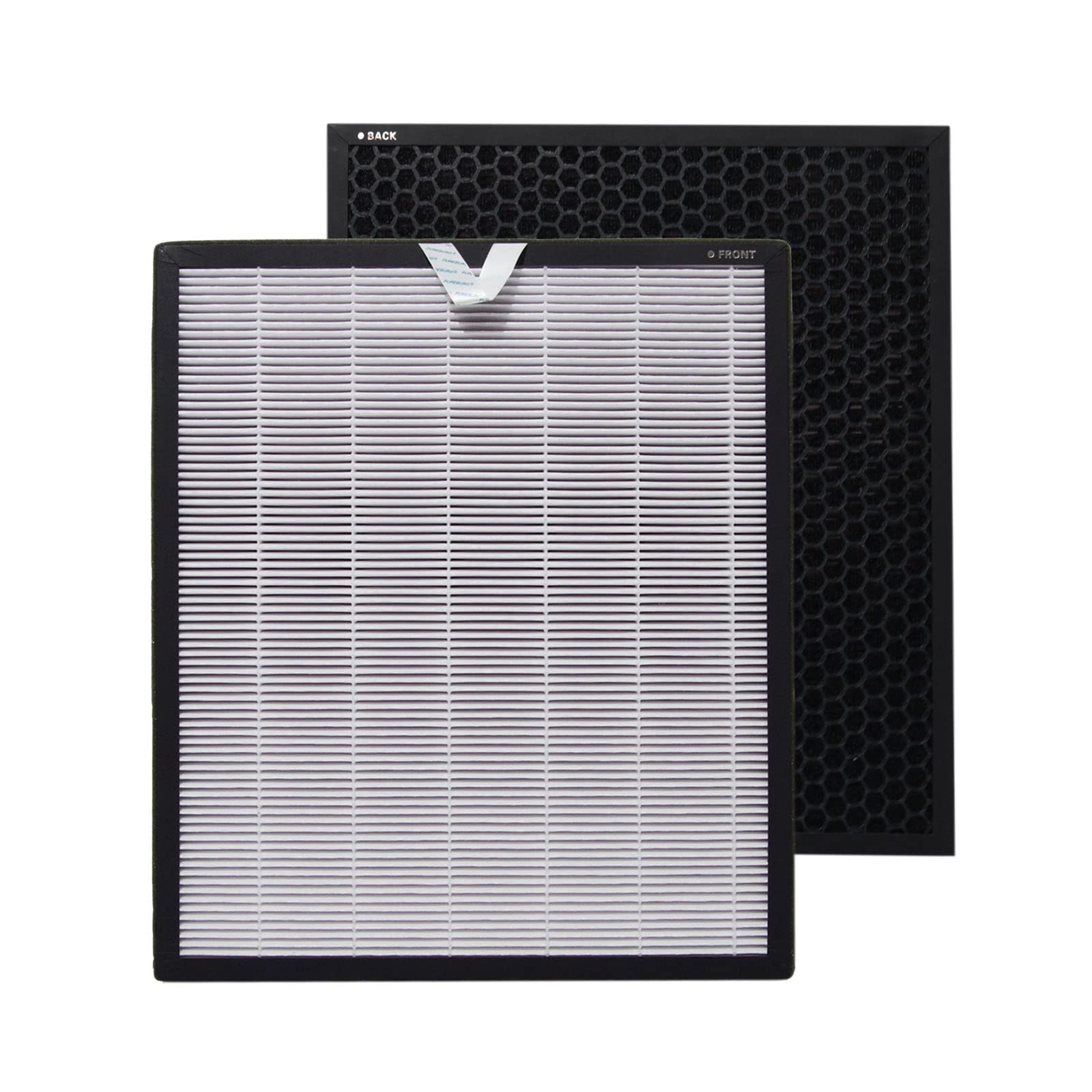 PUREBURG Replacement True HEPA Filters Compatible with LEVOIT Vital 100S Smart True HEPA Air Purifier (model : LAP-V102S-WUS), Vital 100S-RF, 2-Pack, 3-IN-1 High-Efficiency H13