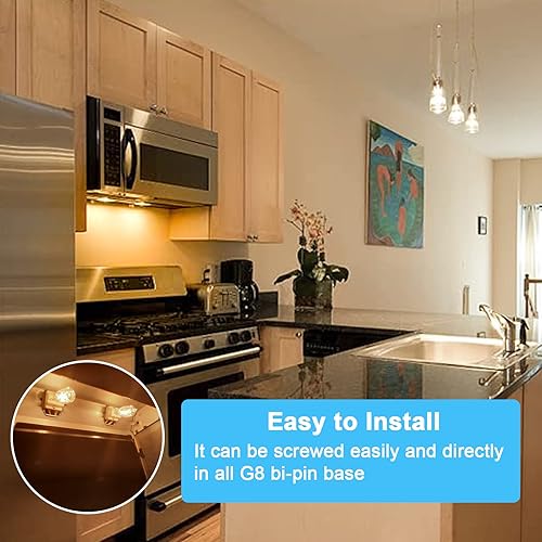 Miniatura 5 de Bombilla de microondas para GE Samsung Kenmore Maytag Elite sobre la estufa, horno microondas, luz nocturnaestufa G8 120V 20W bajo microondas,