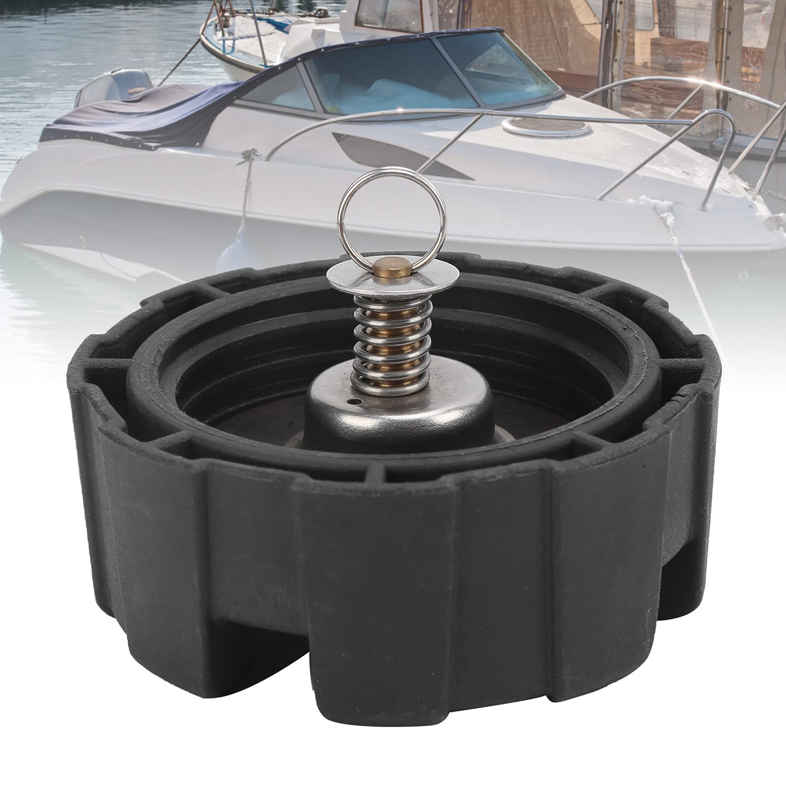 Bootstank Tankdeckel Boot, Universal Marine Bootstank Tankdeckel ABS-Kunststoff Außenbordmotor Motor Heizöltankdeckel