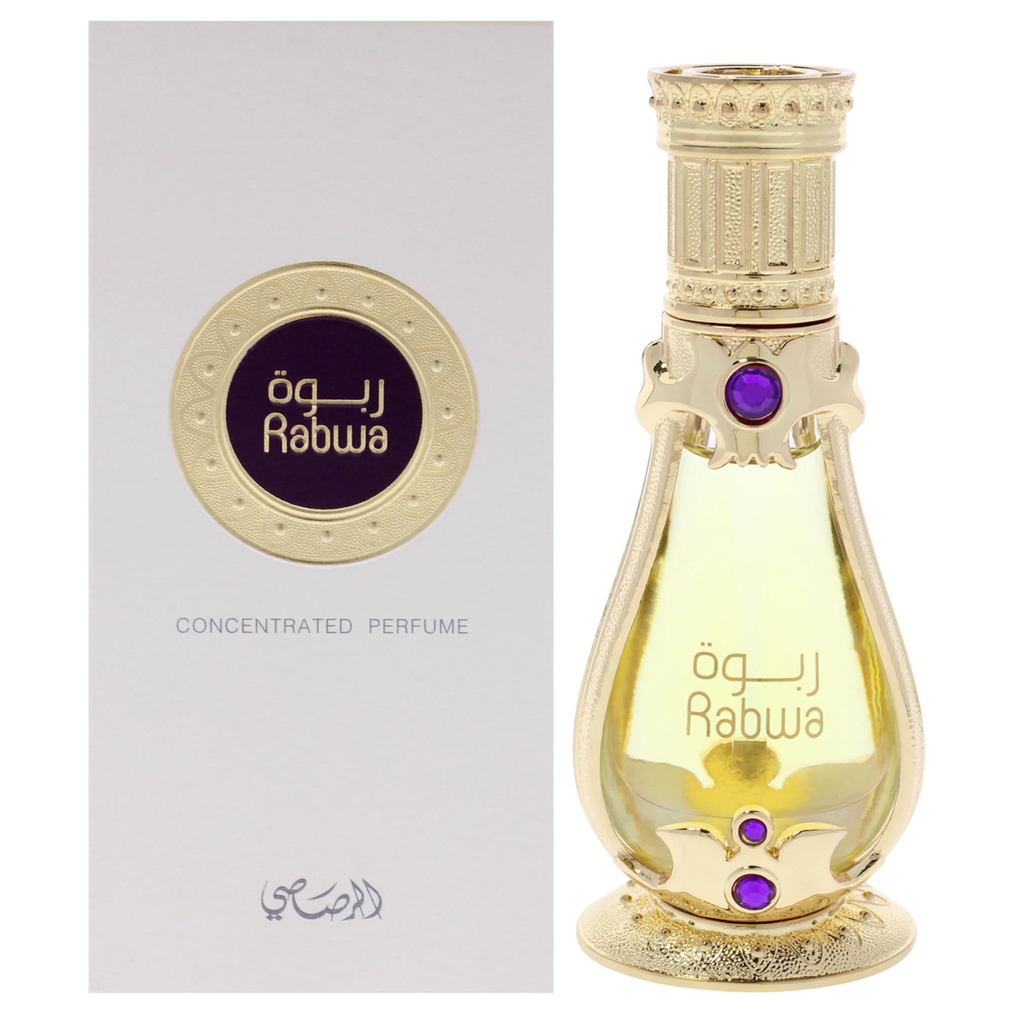 Rabwa by Rasasi for Unisex - 0.63 oz Concentrated Perfume Oil