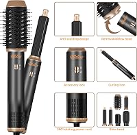 UKLISS 6 az 1-ben Airstyler Hajszárító Göndörítő Egyenesítő Szett 5