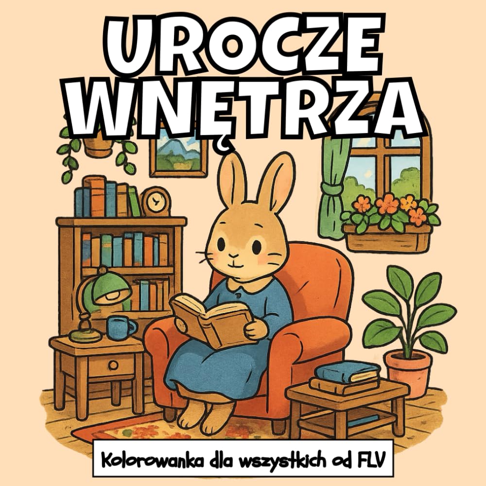UROCZE WNĘTRZA: KOLOROWANKA dla wszystkie grupy wiekowe. terapeutyczna, relaksująca, redukująca stres i lęk — idealna do uważności, kreatywności i ... strony i wysokiej jakości ilustracje od FLV