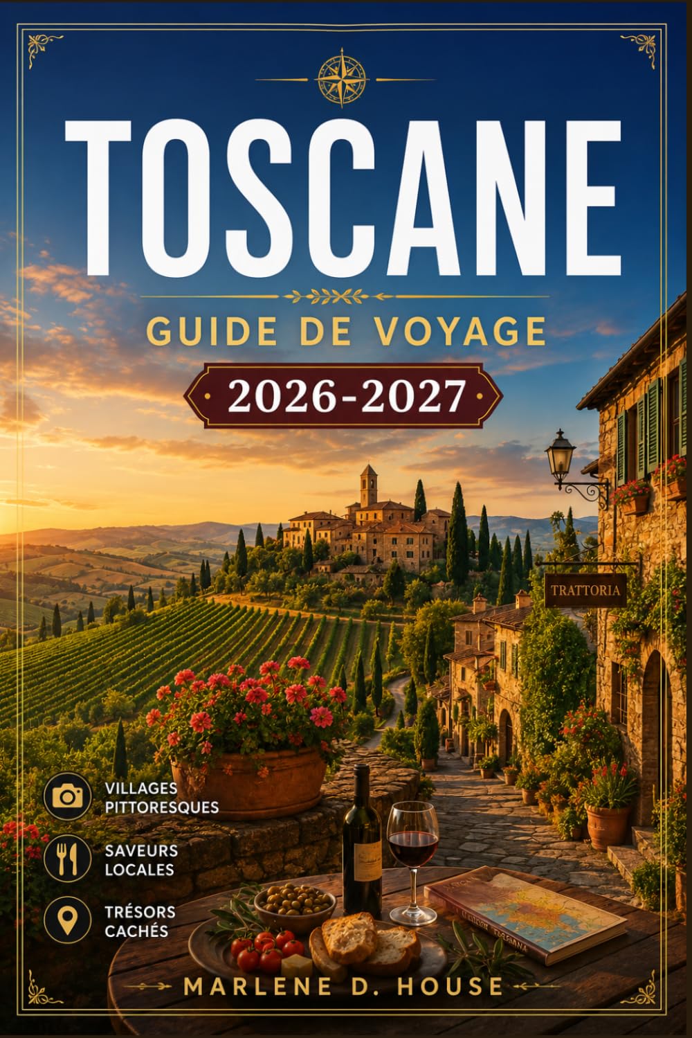 TOSCANE GUIDE DE VOYAGE 2026-2027: Du Chianti à la côte, en passant par Florence, Sienne, le Val d'Orcia, les routes des vins et les itinéraires dans les villages perchés.