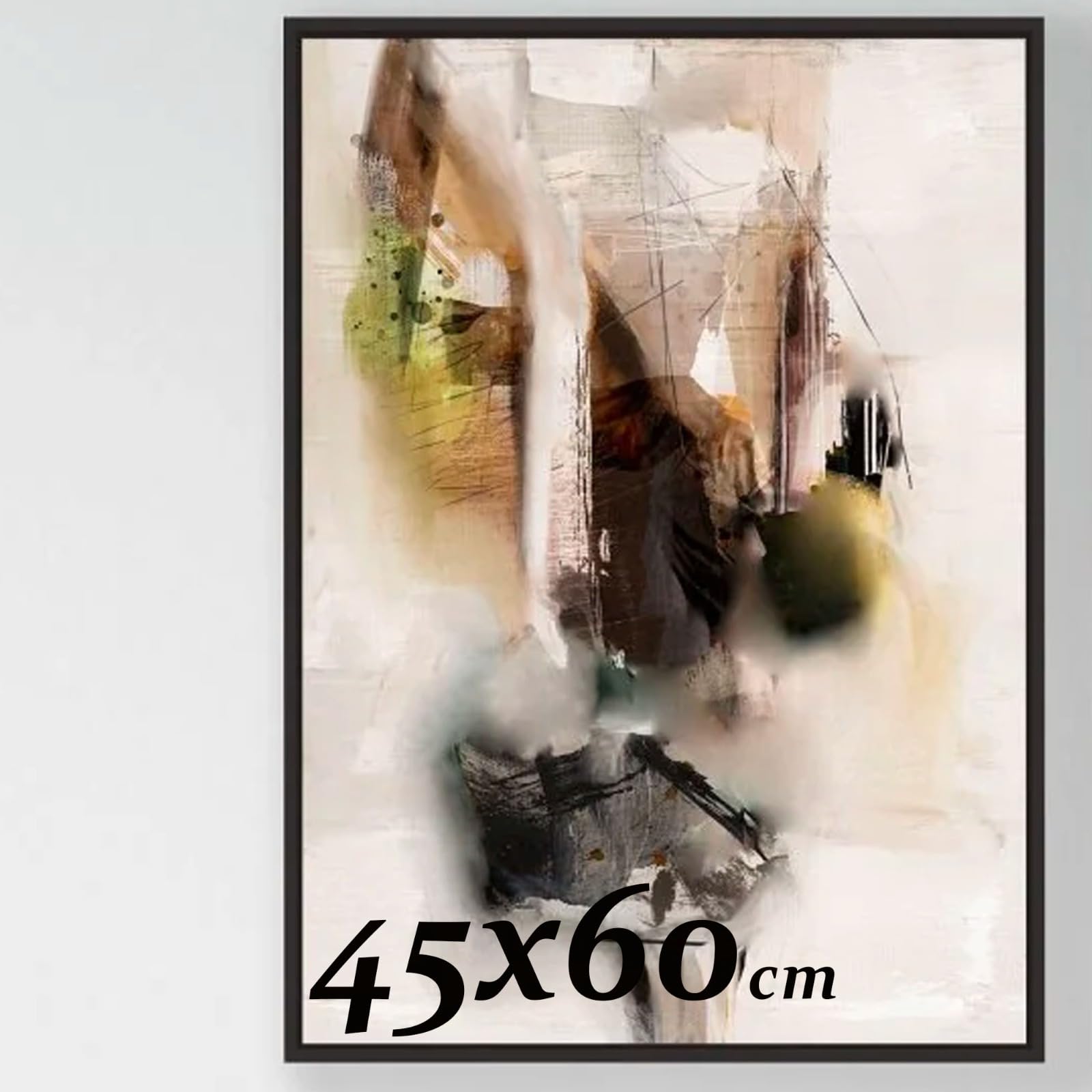 45x60cm Black Photo Frame Acrylic Plexiglass Picture Frame for Home Decoration 45x60cm Poster Frame for Wall