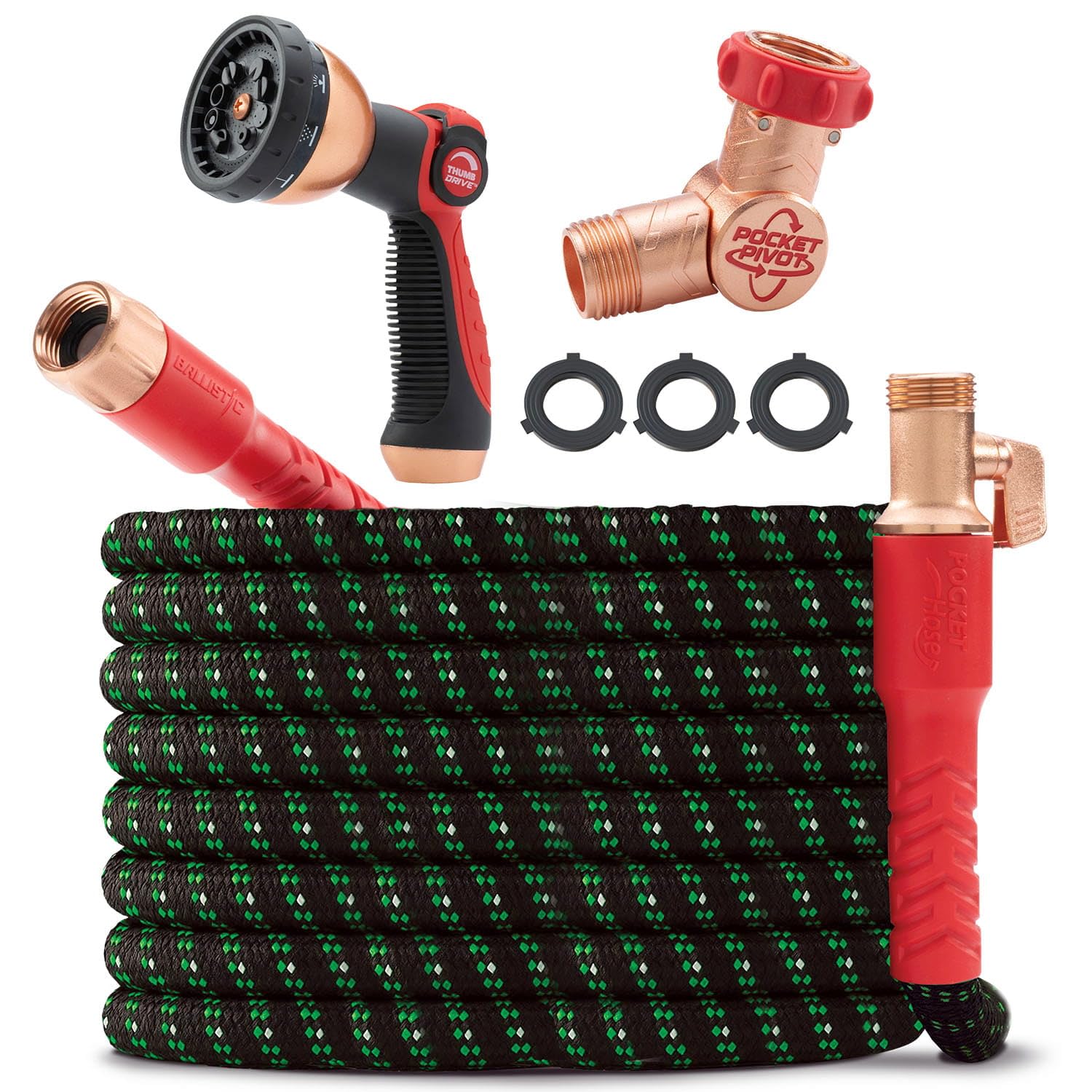 Pocket Hose Ballistic 100 FT