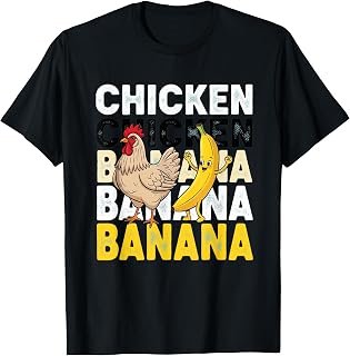 Funny Chicken Banana Dance Meme for Kids & Adults T-Shirt