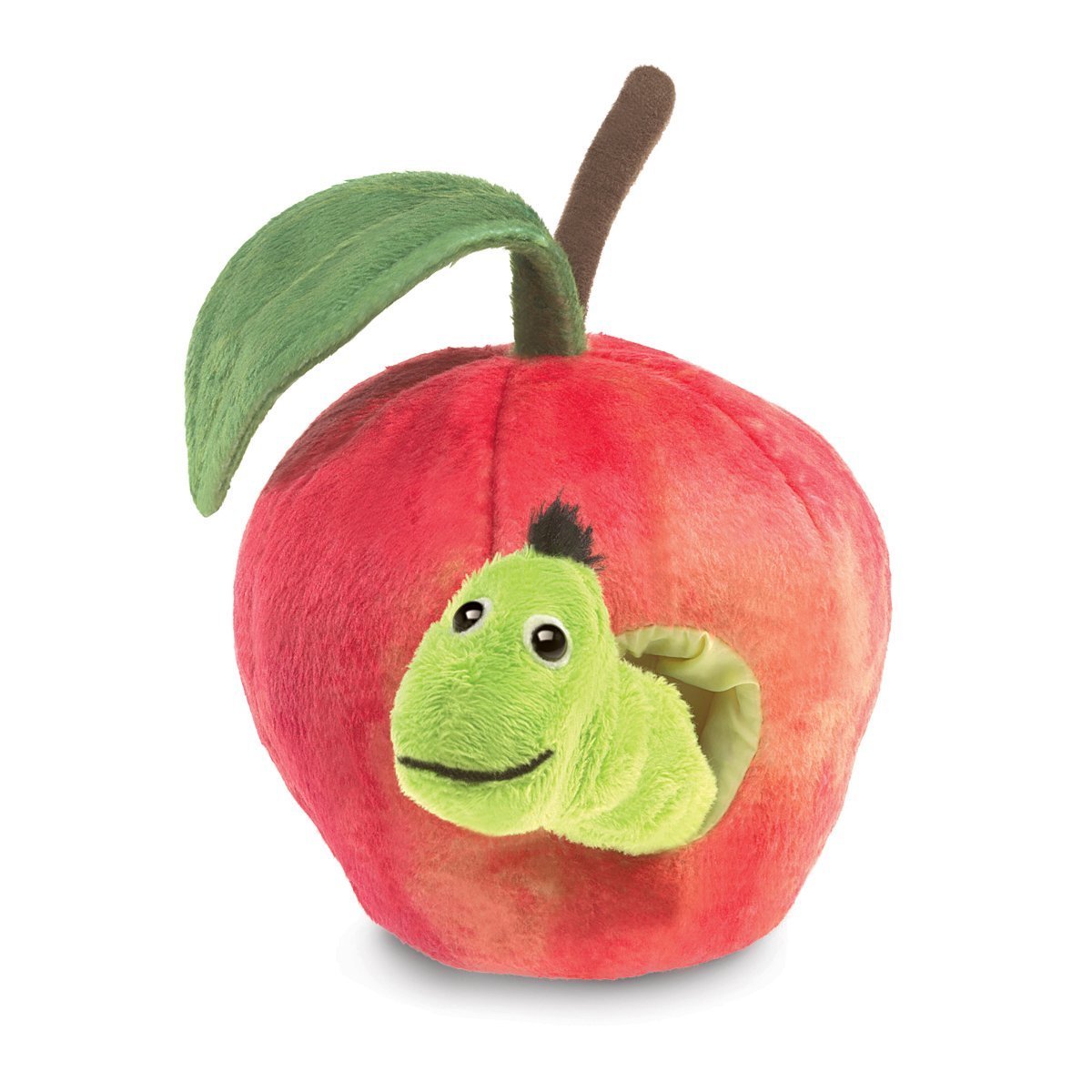 FolkmanisWorm in Apple Finger Puppet Finger Puppet