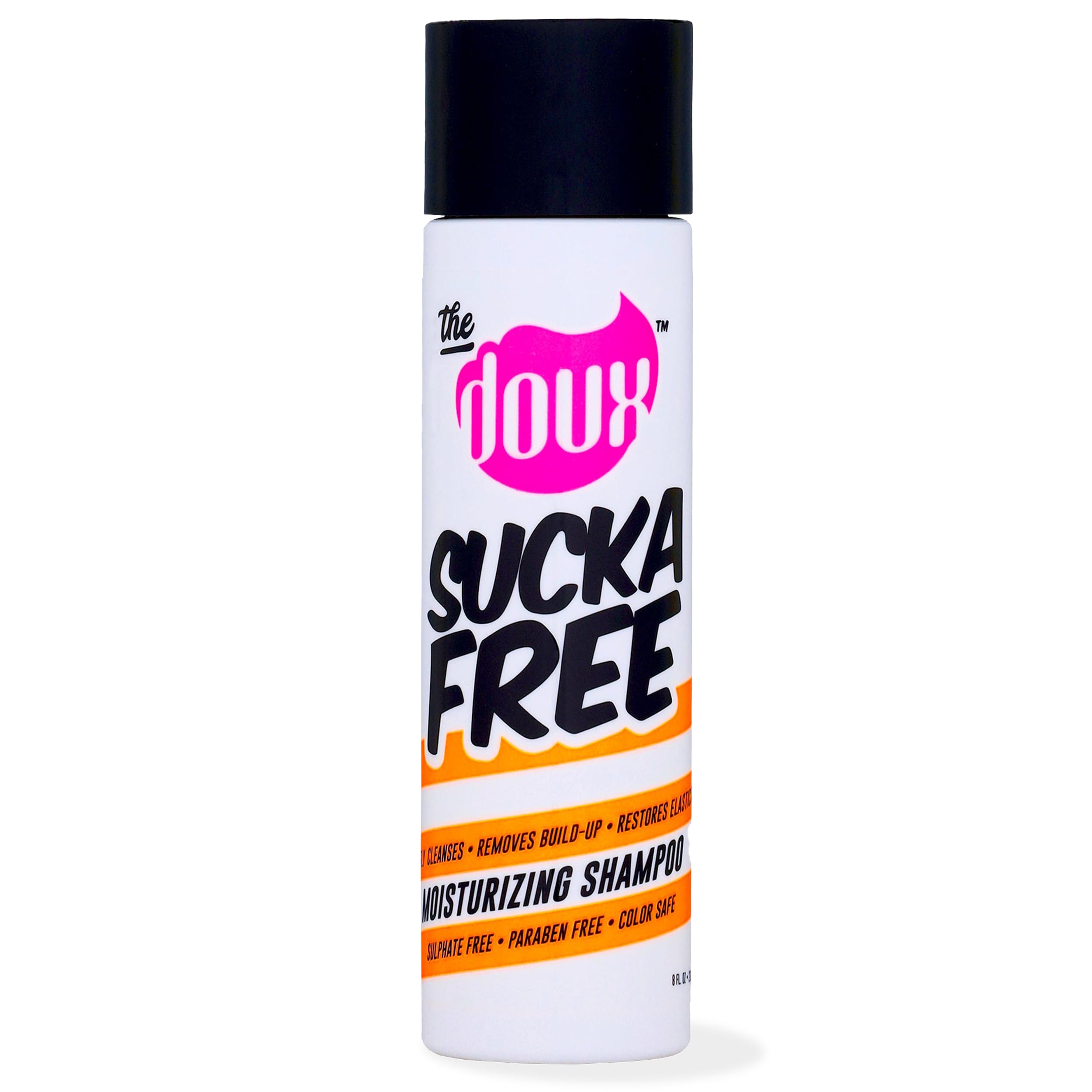 The Doux SUCKA FREE Moisturizing Shampoo for Curly Hair – Sulfate-Free Hair Shampoo for Women with Shea Butter, Aloe & Silk Amino Acids – Shea Moisture Alternative for Natural & Color-Treated Hair