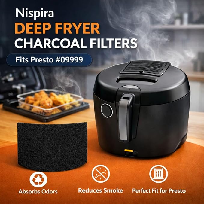 Filtros de Carbón Activado para Freidora Nispira 3-pack miniatura 4