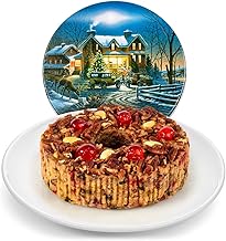 Beatrice Bakery Co. Original Fruitcake in Holiday Tin, Grandma's Old Fashioned Fruit and Nut Freshly Made, Brandy, Bourbon and Rum Fruitcake, Est. 1917 (32 oz Tin)