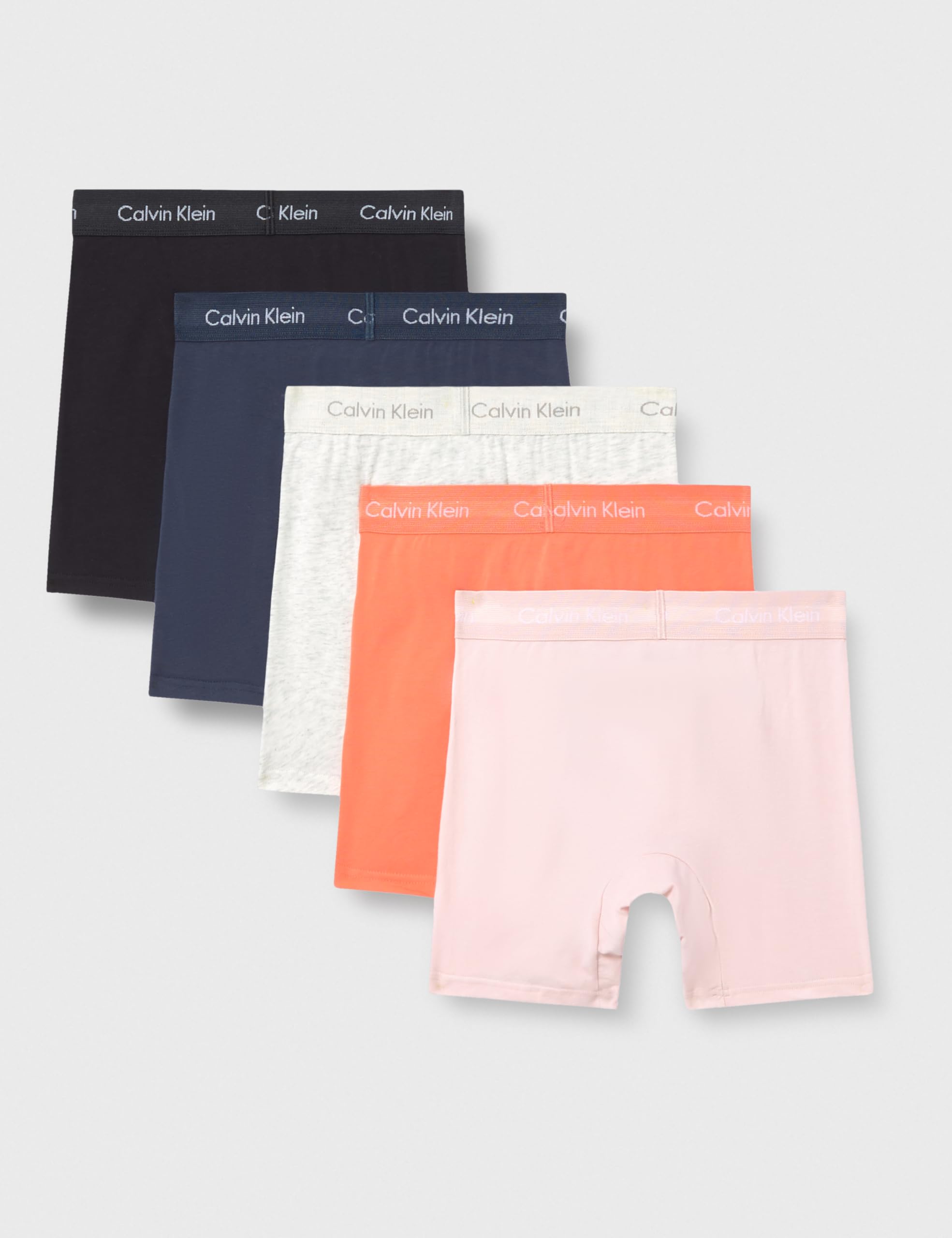 Calvin Klein Herren Boxer Brief 5pk 000nb3794a Boxershorts mit Bein (5er Pack)