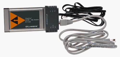 Cisco-Linksys PCMLM56 EtherFast 10/100 + 56K Modem PC Card