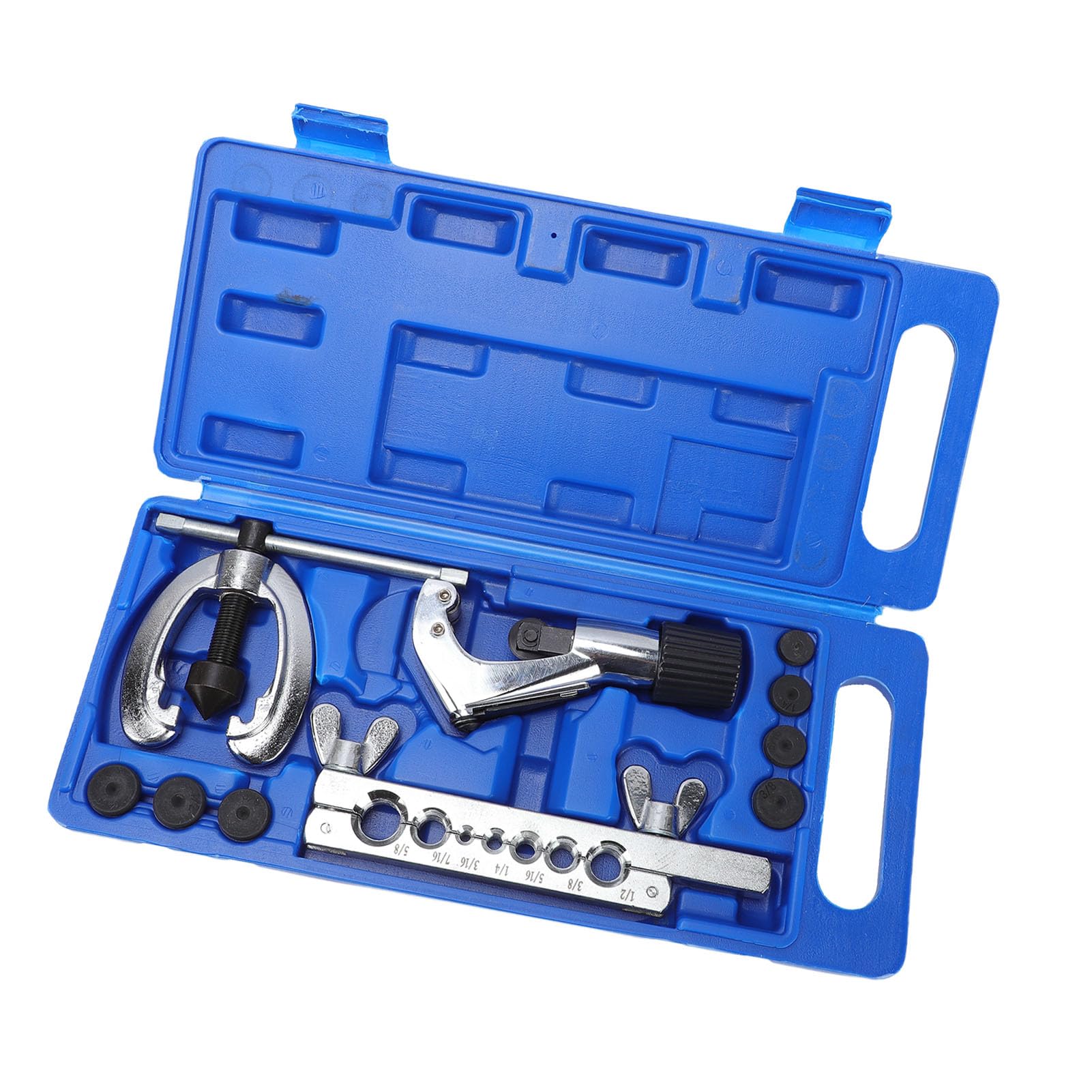 Luocute Kit de Herramientas de Abocardado, Herramienta de Abocardado de Línea de Freno de Metal Multifuncional con Escariador y Cortador para Instalación y Reparación de Tuberías (89153)