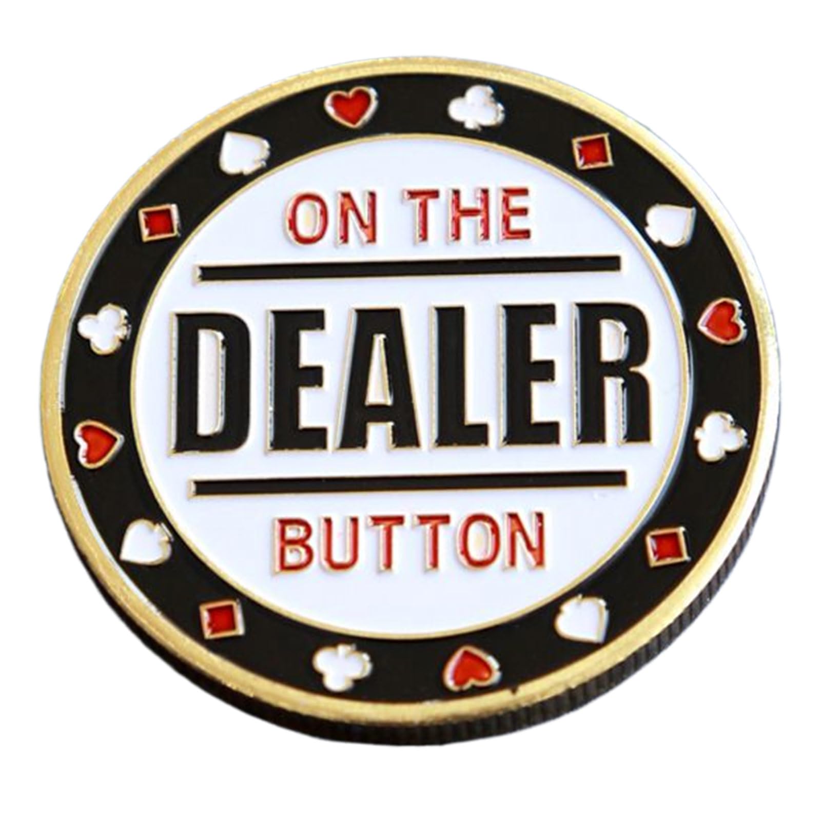 oringnat Metal Chip Button Dealers Pucks Buttons Cards Guard Protector Metal Coin for Women,