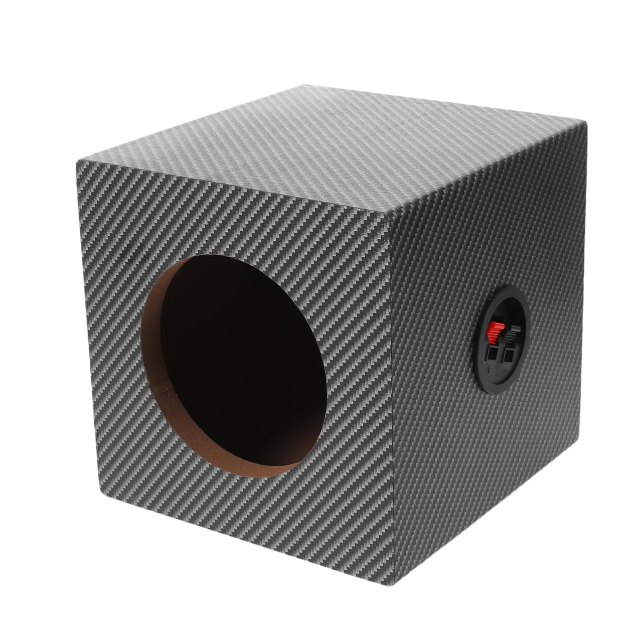 ibasenice Sealed Subwoofer Car Audio Speaker Box Compact Speaker Enclosure for Car Audio Repair Subwoofer Box for Truck 7.87 X 7.48 X 7.48 in
