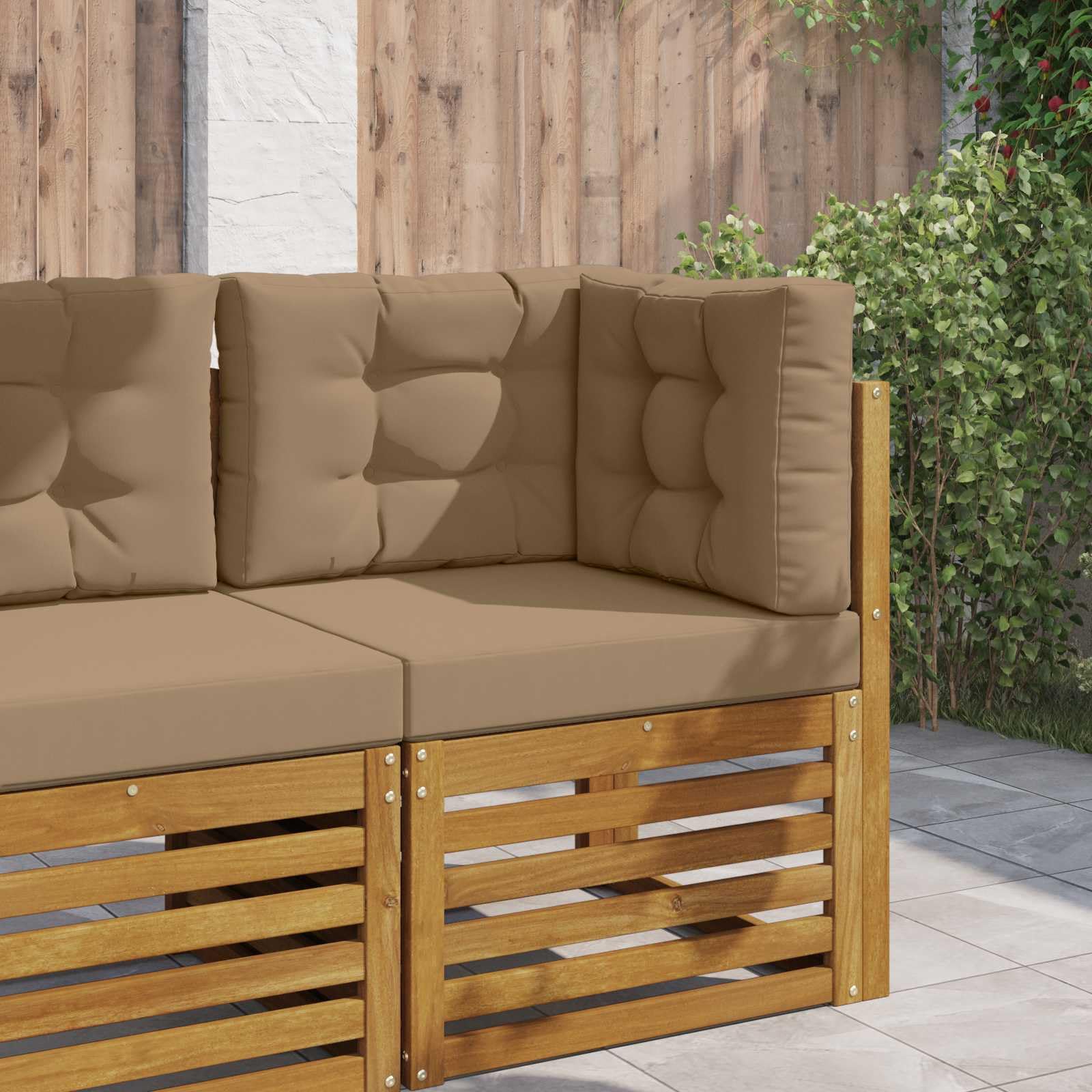 Coussin de canapé d'extérieur antidérapant pour des moments de détente sur le balcon et la terrasse