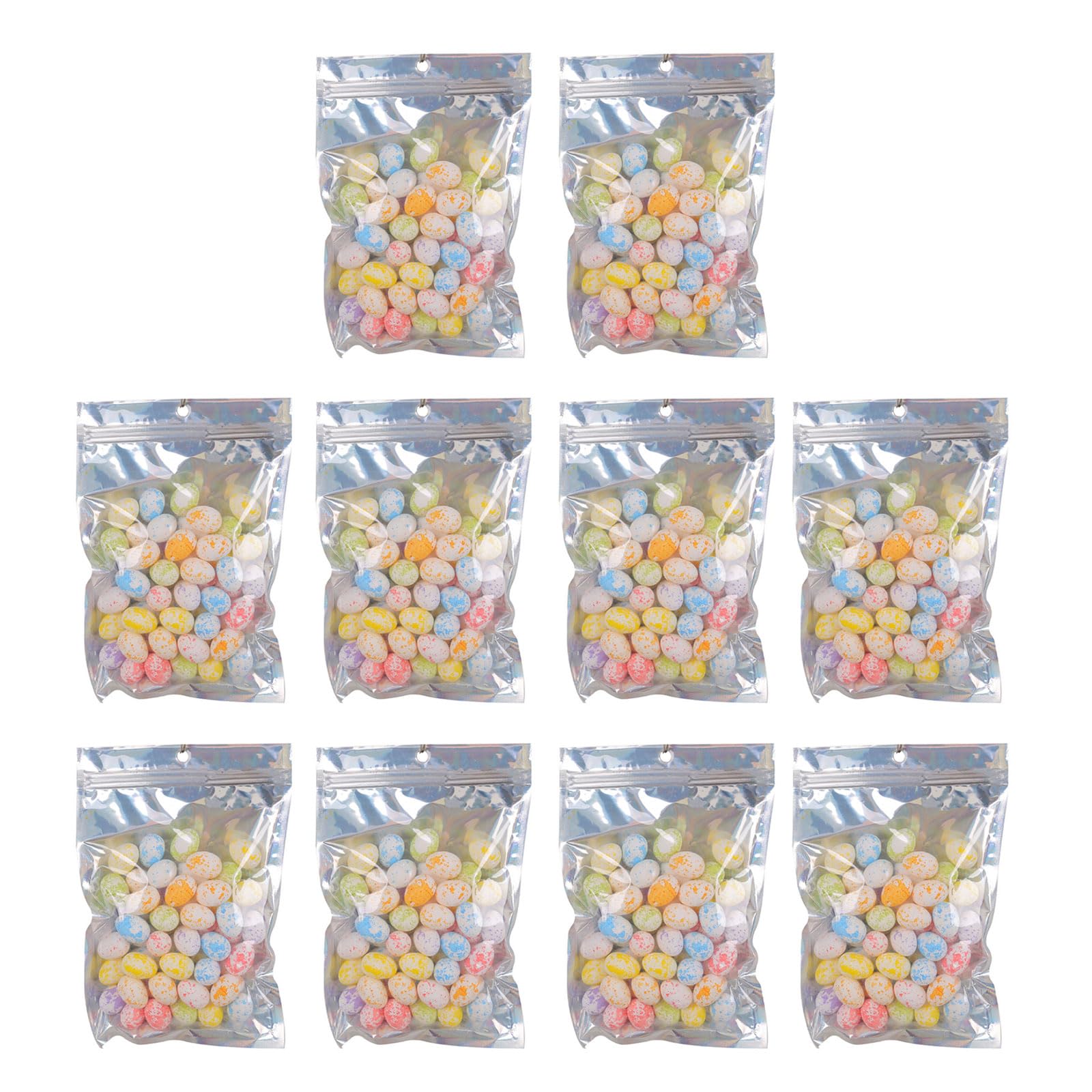 Tsophreniq 100 / 500PCS Easter Decorations Eggs Colorful Eggs Basket Stuffers Colorful Easter Decorations