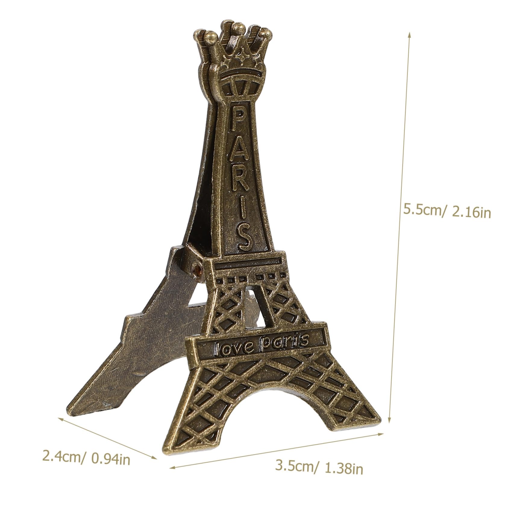 OSALADI 4 set Porta Biglietti Da Visita A Torre In Metallo Porta Biglietti Da Visita Da Tavolo Decorazioni Da Tavolo Porta Segnaposto Fermaglio Per Numero Da Tavolo 10 pezzi * 4