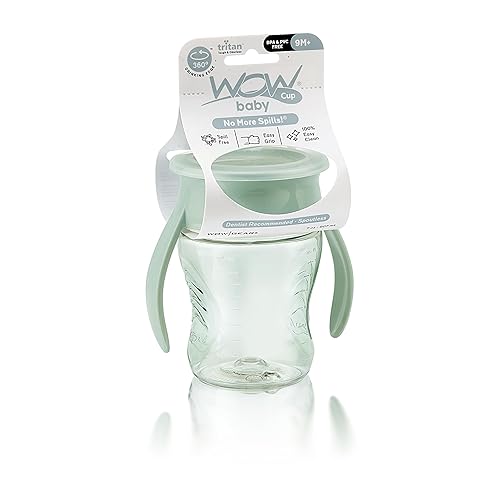 Miniatura 6 de WOW CUP for Baby 360 Trainer - Vaso para sorber, 7 onzas, 7.0 fl oz (verde tranquilo)