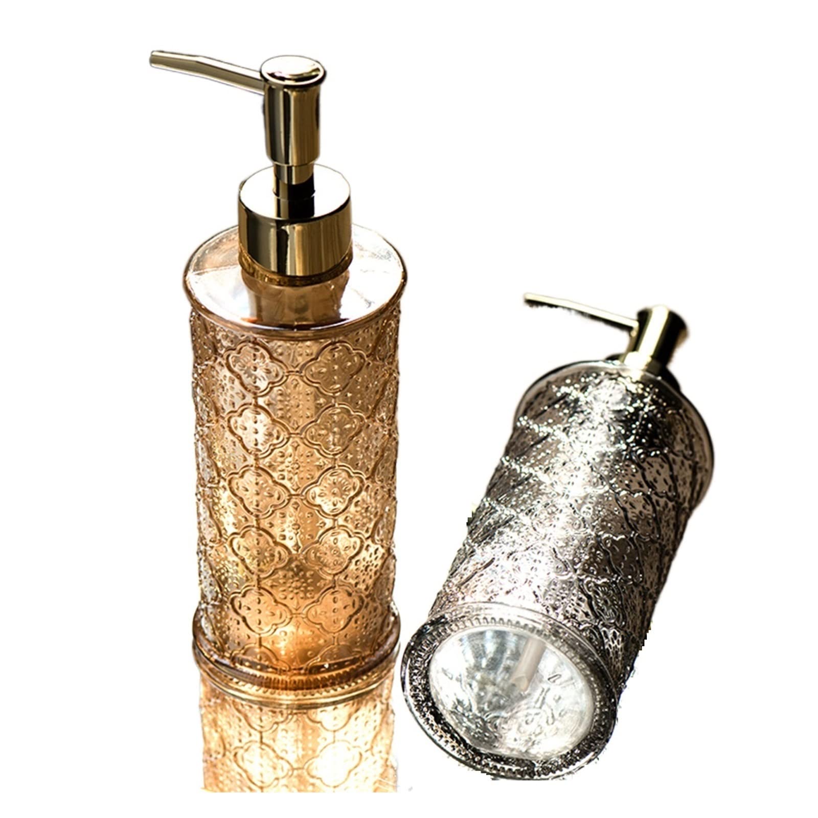 Dispenser di Sapone, erogatori di lozioni, Scarico Liquido rapido, Design a Trama Unica, for Bagno, Cucina, detersivo for Piatti