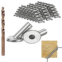 Vista 9 de BLIKA Paquete de 40 fundas protectoras biseladas en ángulo de 25, 30, 35 grados, 1/8 pulgadas, protector de poste en ángulo para barandillas