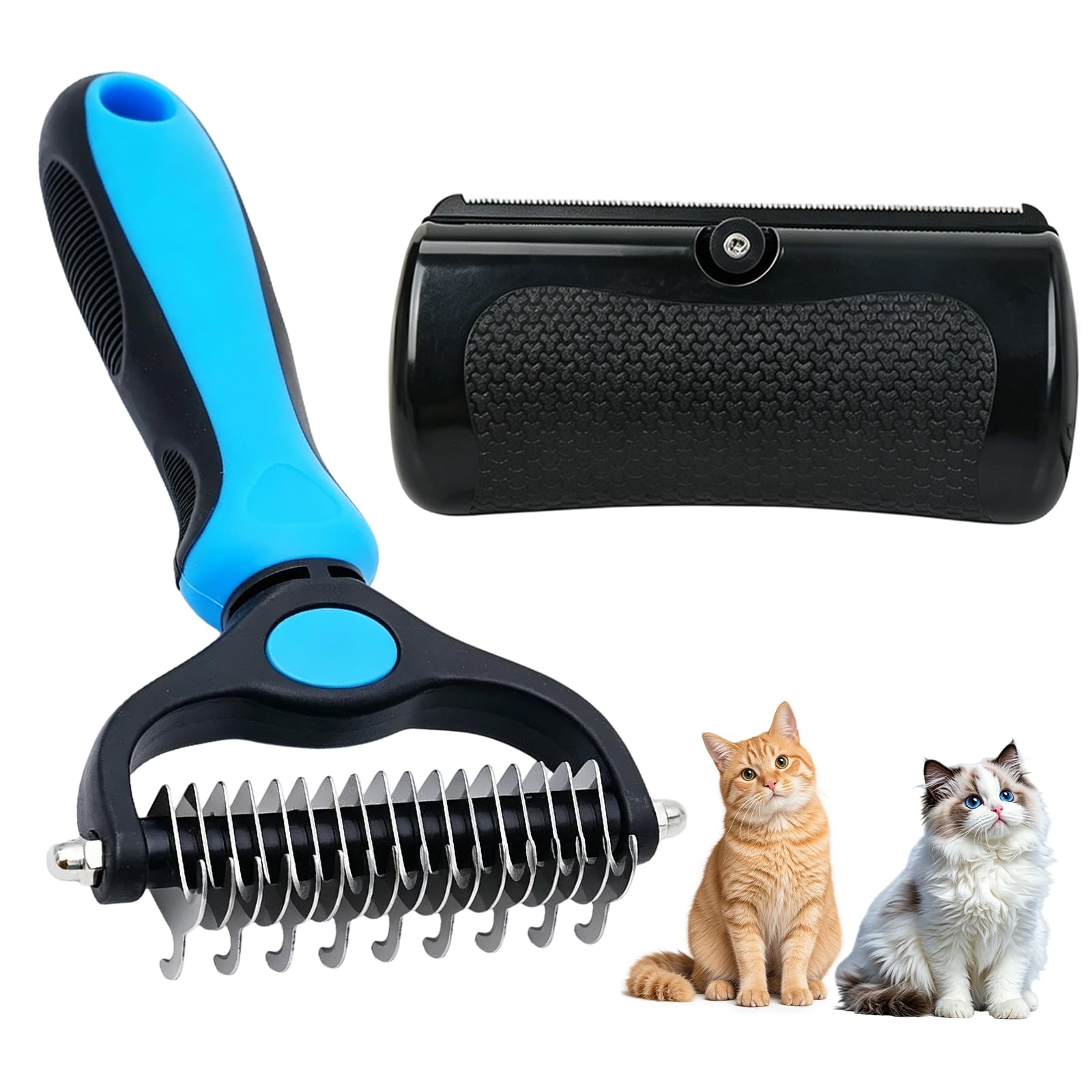 Deshedding Brush for Dogs, Furminator for Dogs, Dematting Comb for Dog, Professional Undercoat Rake for Shedding Control, De Shedding brush for dog, Cat Deshedding B rush